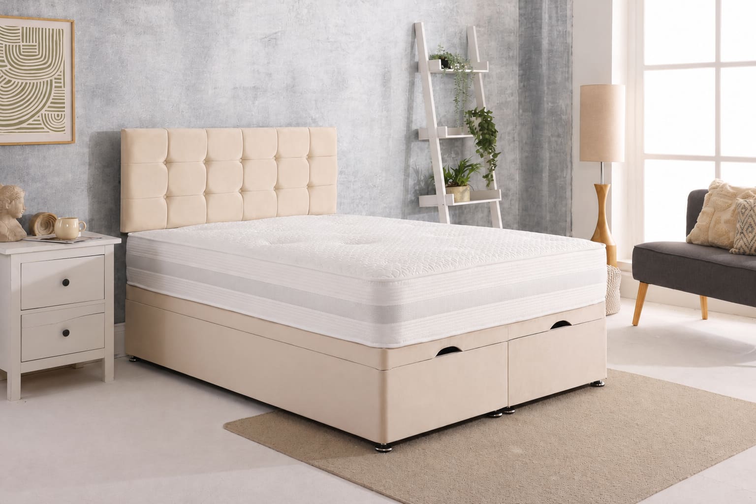 Brighton Ottoman Bed Set