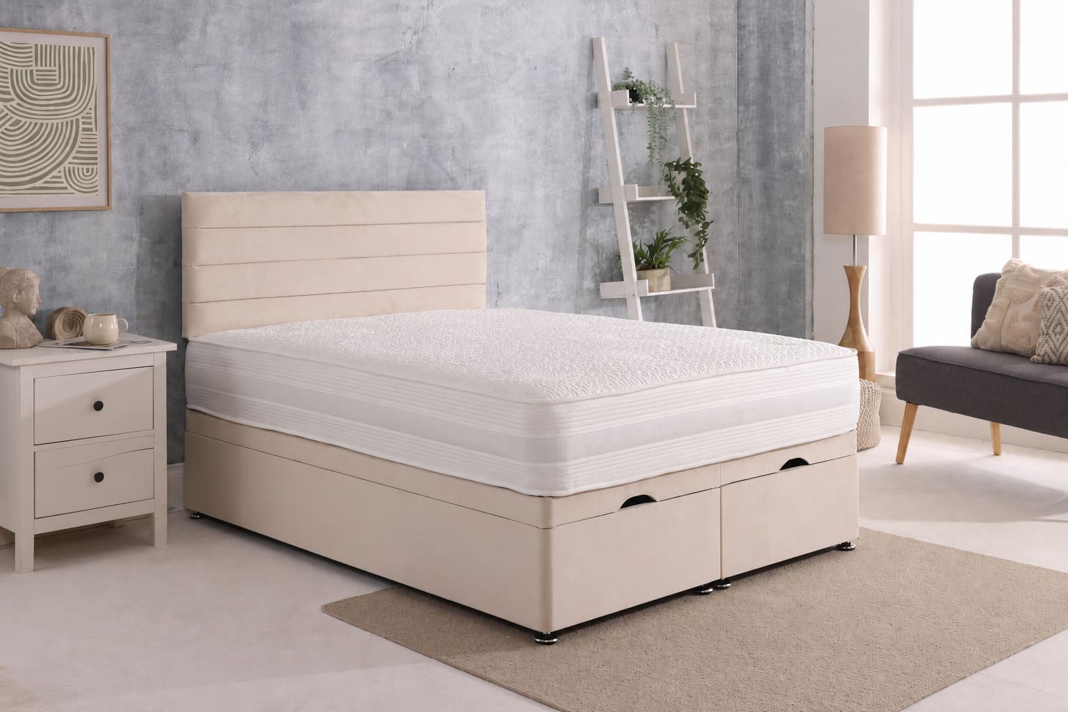 Paris Ottoman Bed Set